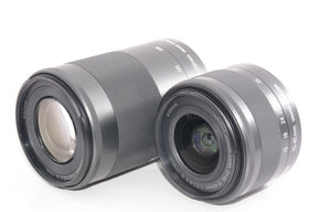 【外観並級】Canon EOS M6 ダブルズームキットEF-M15-45mm/EF-M55-200mm