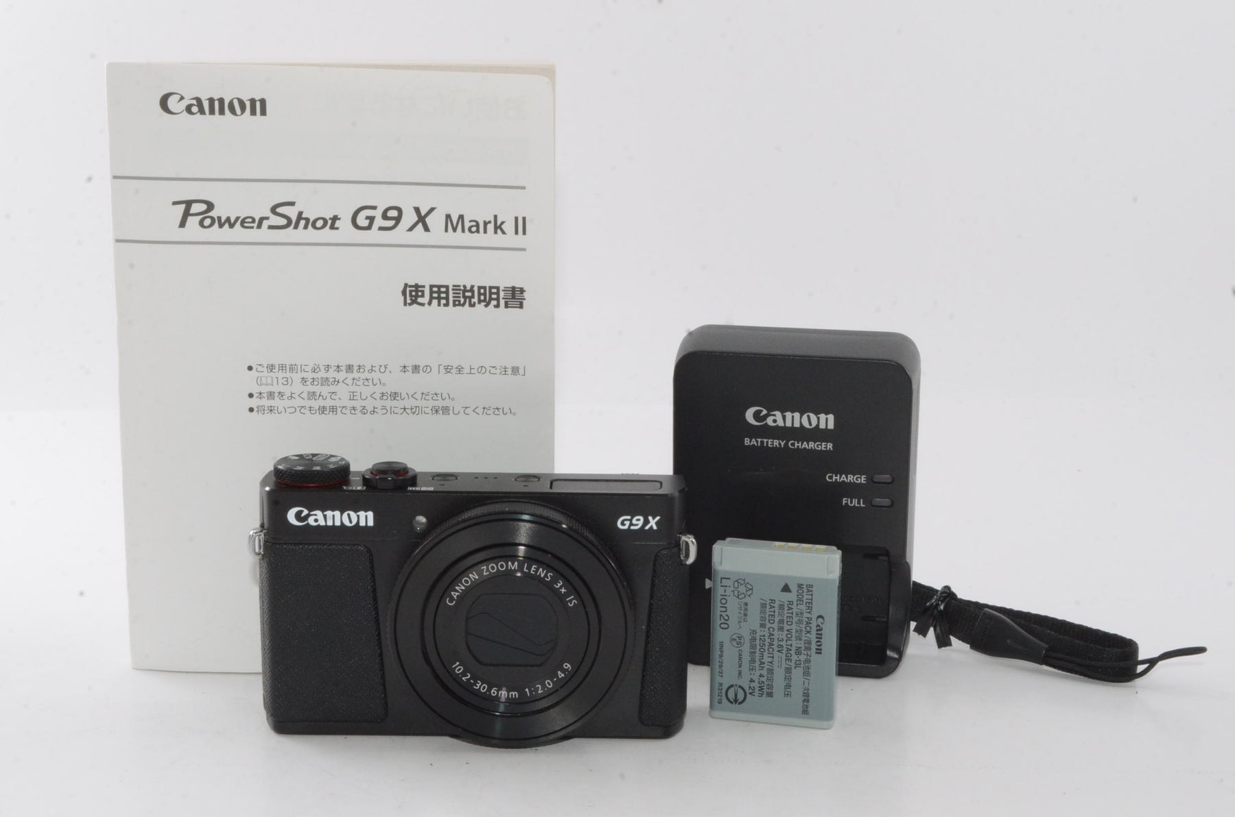 【外観特上級】Canon コンパクトデジタルカメラ PowerShot G9 X Mark II ブラック