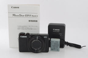 【外観特上級】Canon コンパクトデジタルカメラ PowerShot G9 X Mark II ブラック