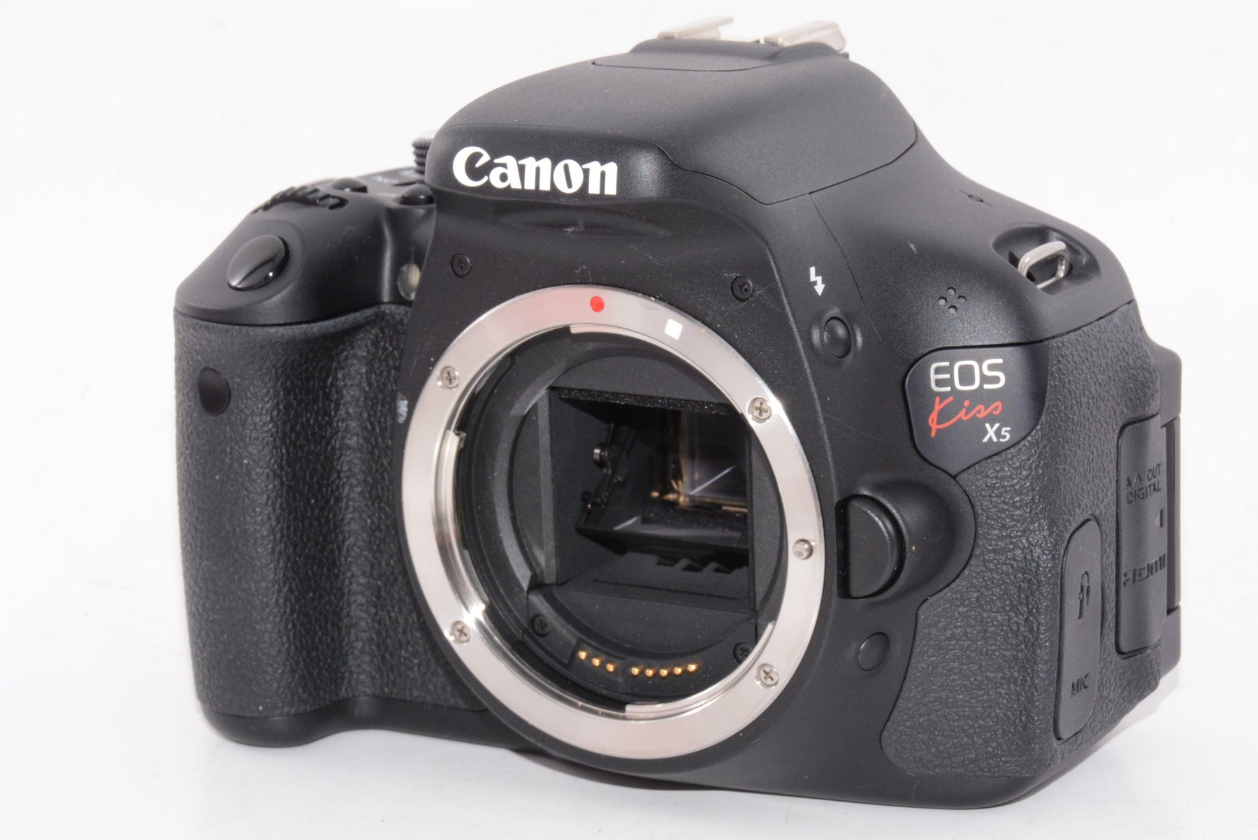 【外観特上級】Canon デジタル一眼レフカメラ EOS Kiss X5 レンズキット
