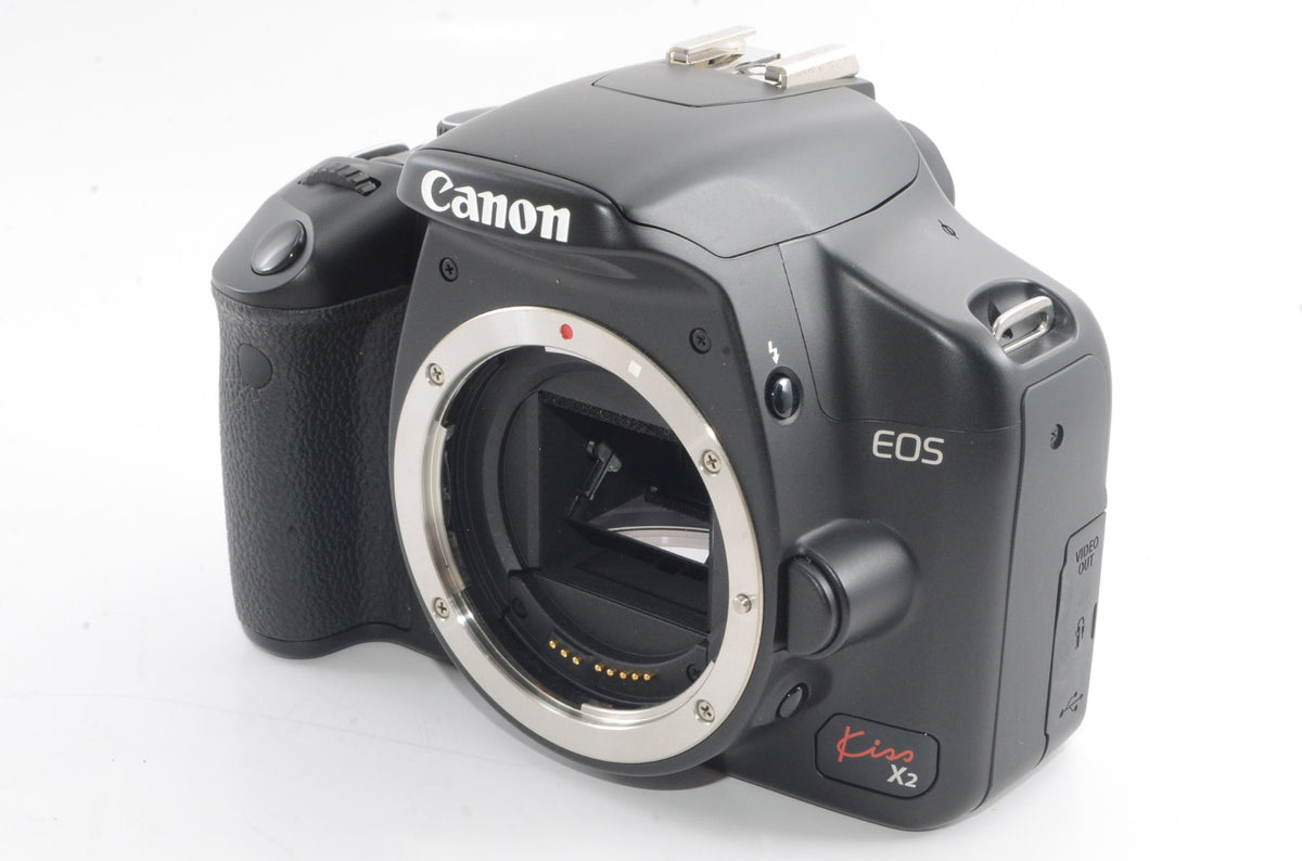 【外観並級】Canon デジタル一眼レフカメラ EOS Kiss X2 ダブルズームキット