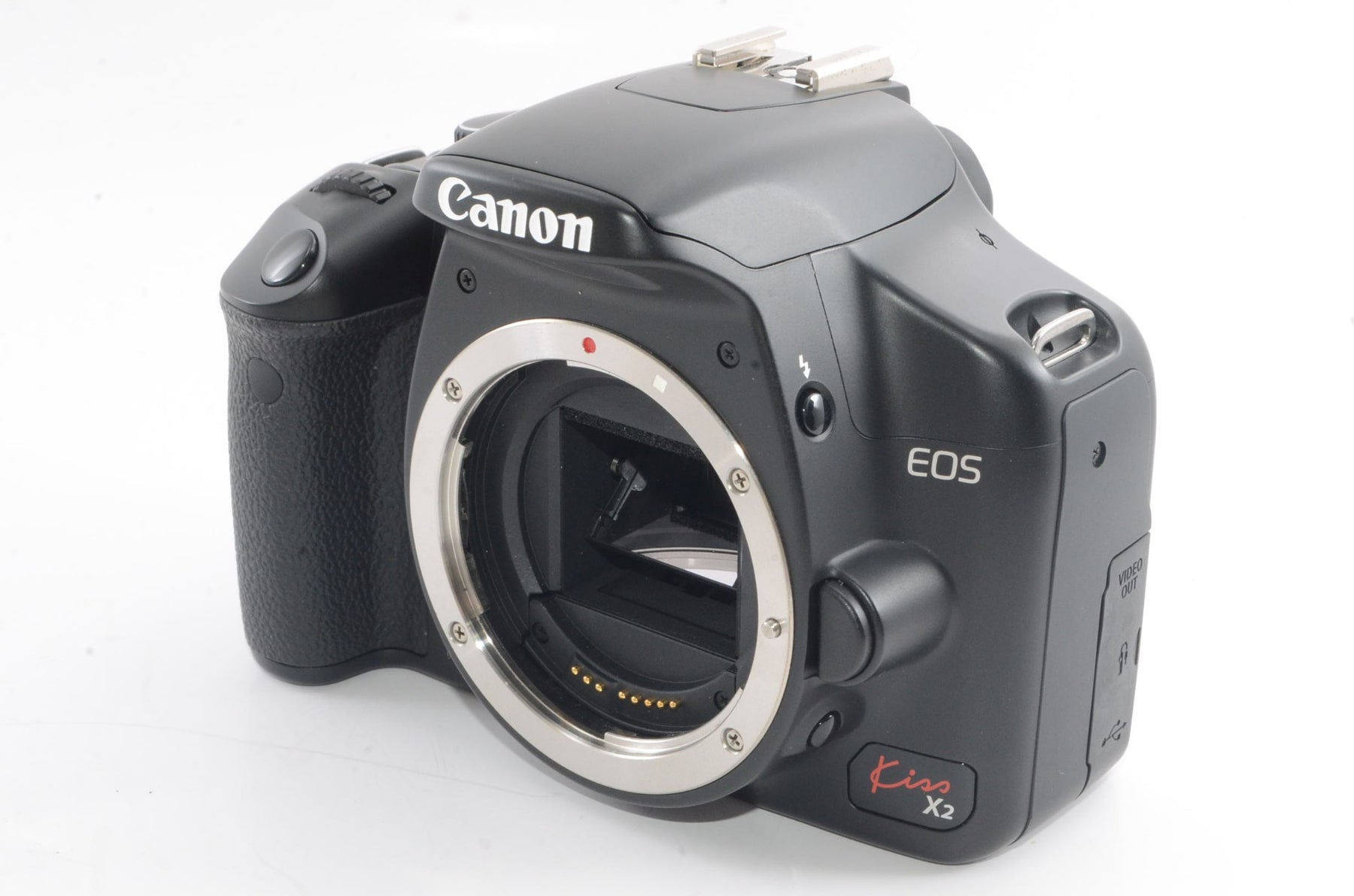 【外観並級】Canon デジタル一眼レフカメラ EOS Kiss X2 ダブルズームキット