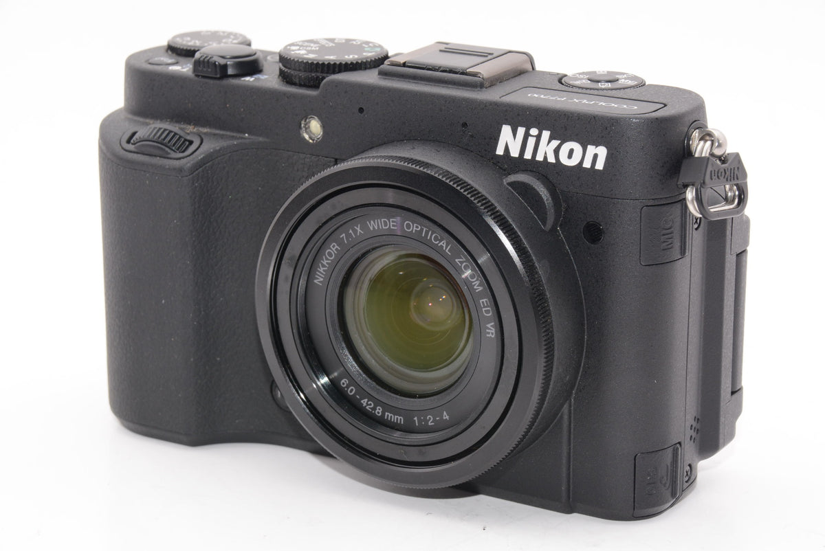 【外観特上級】Nikon デジタルカメラ COOLPIX P7700 大口径レンズ バリアングル液晶 ブラック P7700BK