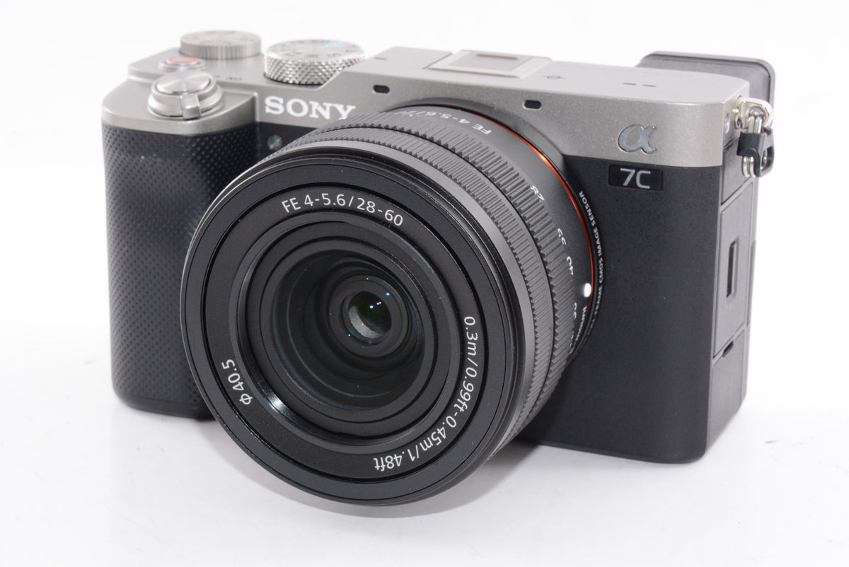 【外観特上級】ソニー フルサイズミラーレス一眼 α7C レンズキット シルバー ILCE-7CL S