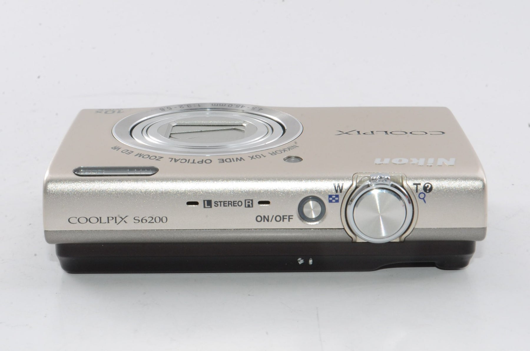 【外観特上級】Nikon デジタルカメラ COOLPIX (クールピクス) S6200 プラチナシルバー S6200SL