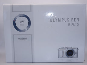 【外観特上級】OLYMPUS ミラーレス一眼カメラ PEN E-PL10 EZダブルズームキット ホワイト