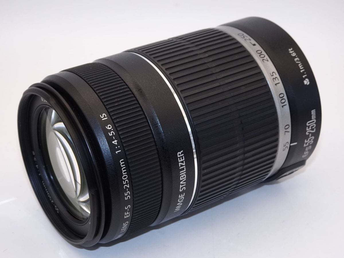 【外観特上級】Canon 望遠レンズ EF-S55-250mm F4-5.6 IS