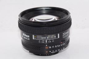 【外観特上級】Nikon 単焦点レンズ Ai AF Nikkor 20mm f/2.8D フルサイズ対応
