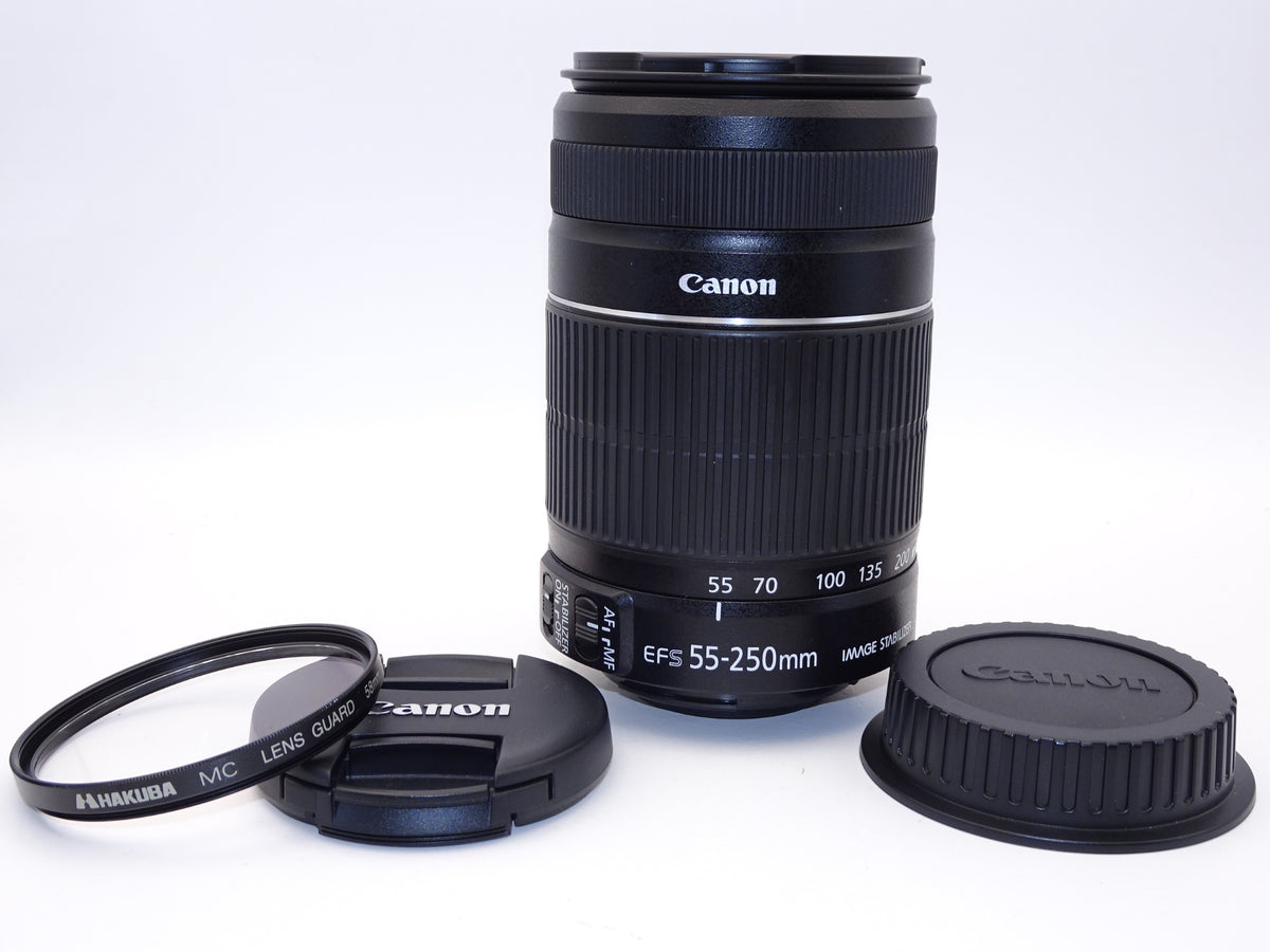 【外観特上級】Canon 望遠ズームレンズ EF-S55-250mm F4-5.6 IS II