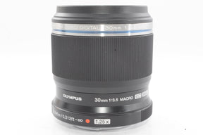 【外観特上級】OLYMPUS マイクロフォーサーズレンズ M.ZUIKO DIGITAL ED 30mm F3.5 Macro