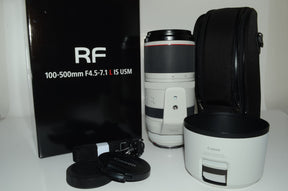 【外観特上級】Canon 望遠レンズ RF100-500mm F4.5-7.1 L IS USM フルサイズ対応