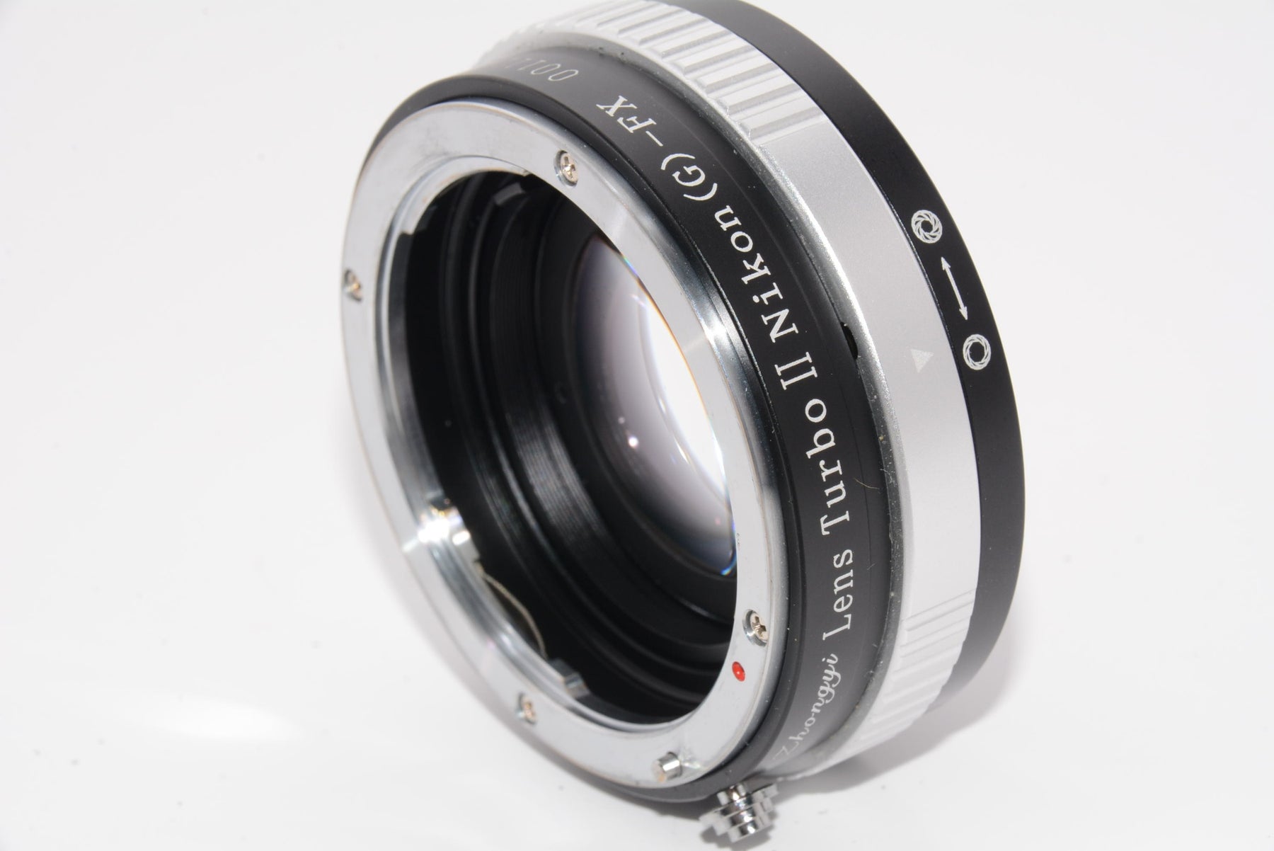 【外観特上級】中一光学 (ZHONG YI OPTICS) フォーカルレデューサー マウントアダプター Lens Turbo Ⅱ N/G-FX (ニコンFマウント(Gシリーズ対応) レンズ → 富士フイルムXマウント)