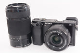 【外観並級】SONY ミラーレス一眼 α6000 ダブルズームレンズキット