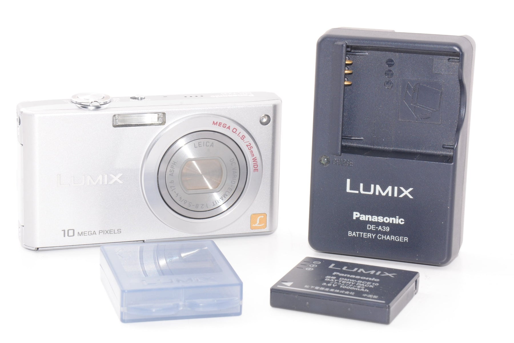 【外観特上級】パナソニック デジタルカメラ LUMIX (ルミックス) FX35 プレシャスシルバー DMC-FX35-S