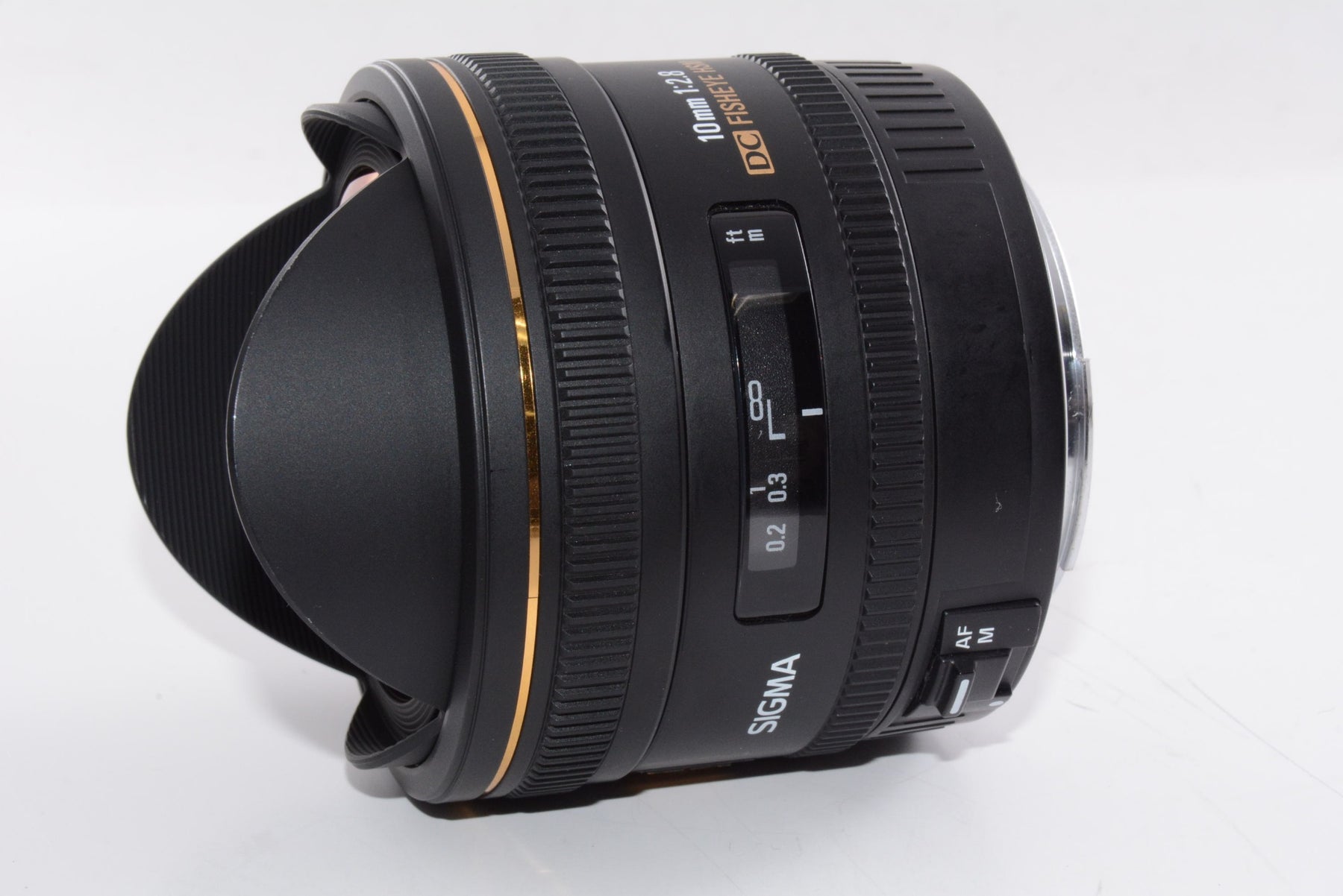 【外観特上級】SIGMA 単焦点魚眼レンズ 10mm F2.8 EX DC FISHEYE HSM キヤノン用 対角線魚眼 APS-C専用 477547