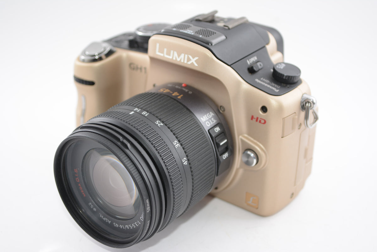 【外観並級】Panasonic パナソニック LUMIX デジタル一眼カメラ GH1 レンズキット コンフォートゴールド DMC-GH1A-N