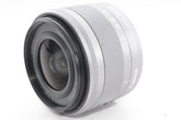 【外観特上級】Canon 標準ズームレンズ EF-M15-45mm F3.5-6.3IS STM(シルバー) ミラーレス一眼対応 EF-M15-45ISSTMSL