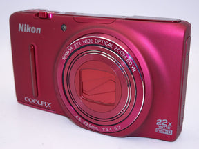 【外観特上級】Nikon デジタルカメラ COOLPIX S9500 光学22倍ズーム Wi-Fi対応 ヴェルヴェットレッド S9500RD