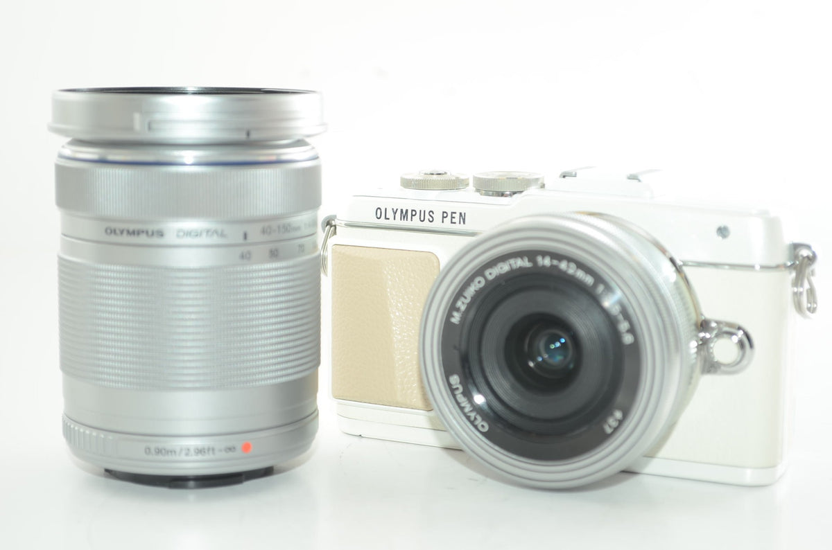 【外観特上級】OLYMPUS PEN E-PL7 EZダブルズームキット ホワイト ミラーレス一眼  E-PL7 EZ DZKIT WHT