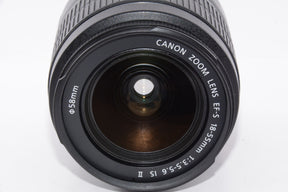 【外観特上級】Canon 標準ズームレンズ EF-S18-55mm F3.5-.5.6 IS II