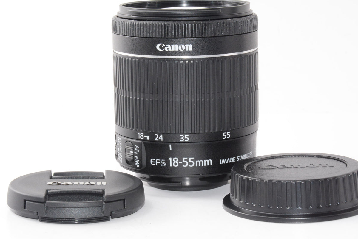 【外観並級】Canon 標準ズームレンズ EF-S18-55mm F3.5-5.6 IS STM