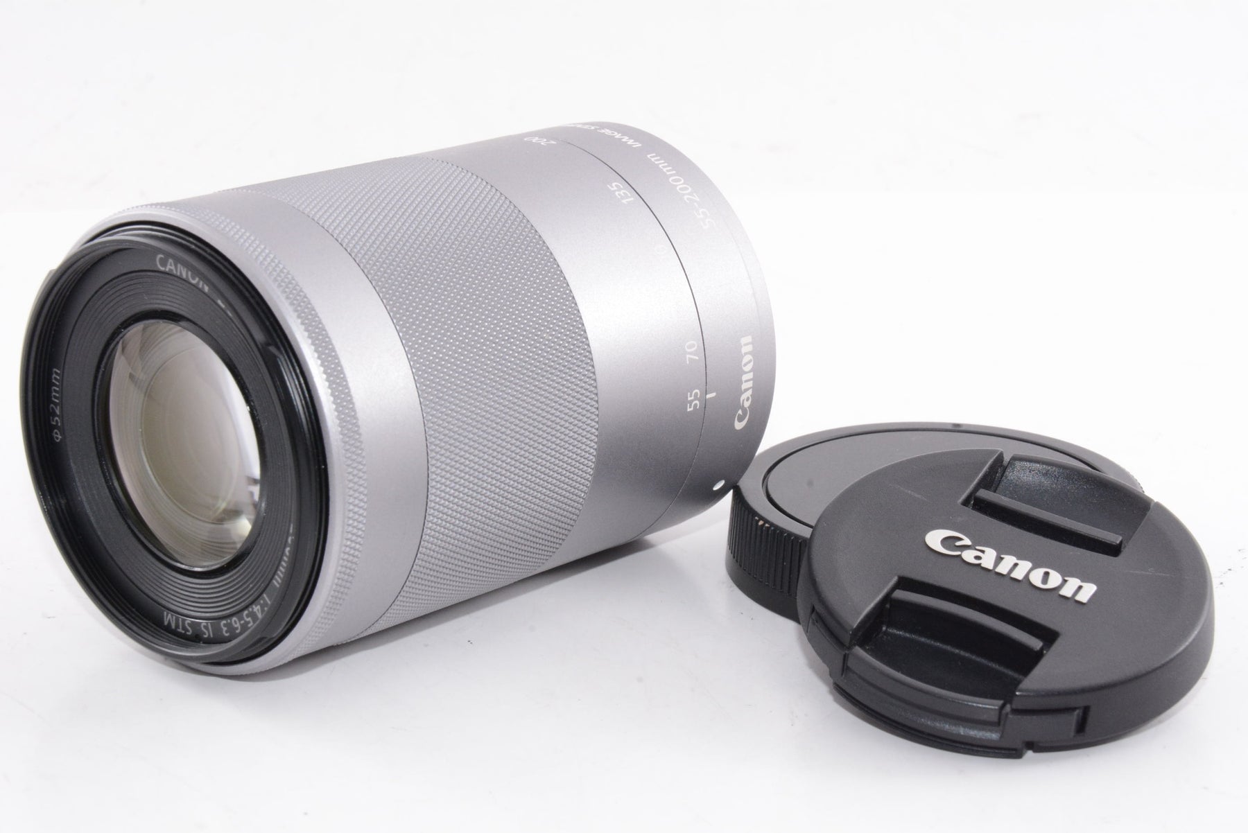 【外観特上級】Canon EF-M55-200mm F4.5-6.3 IS STM シルバー