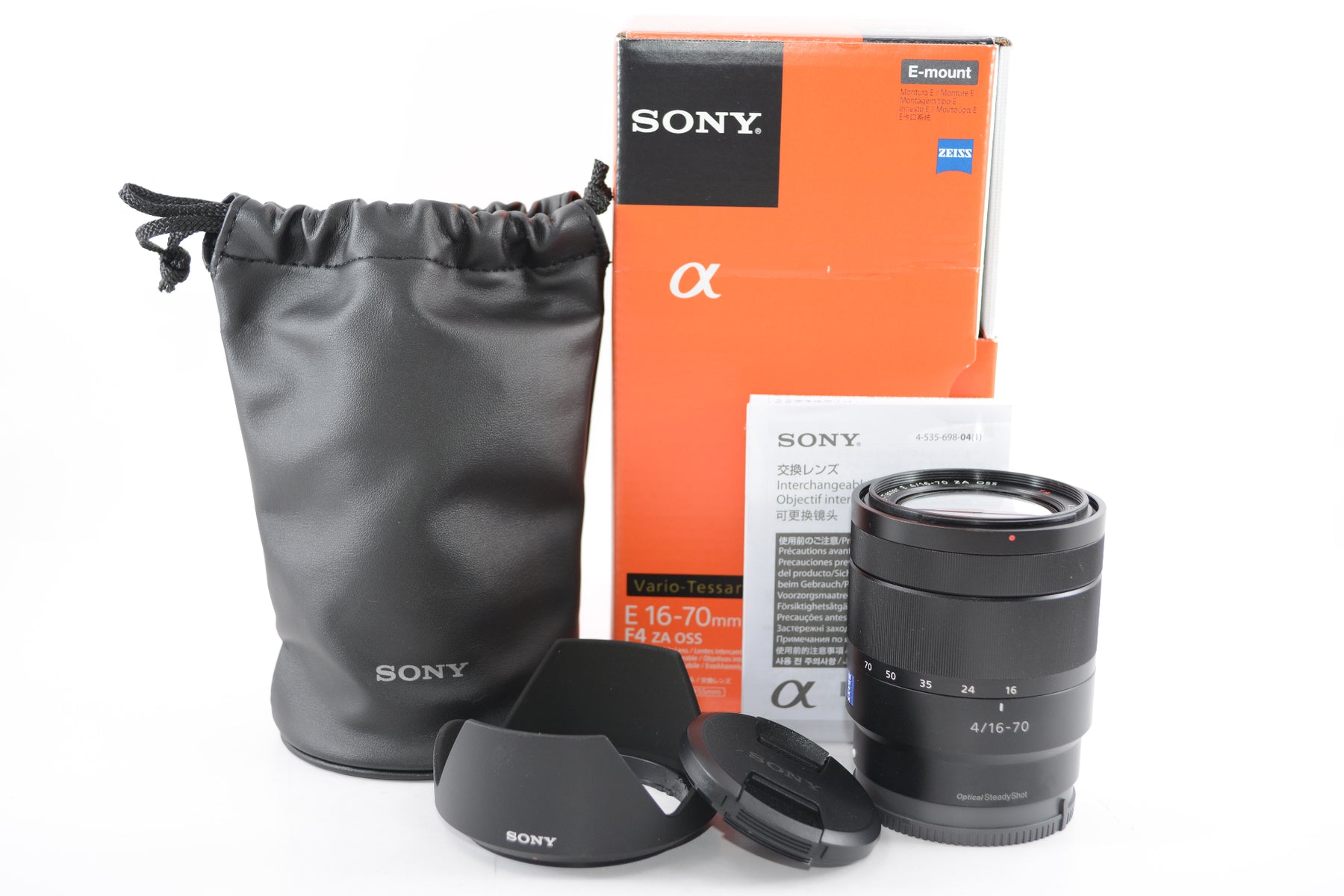 【外観特上級】ソニー SONY 標準ズームレンズ Vario-Tessar T* E 16-70mm F4 ZA OSS ソニー Eマウント用 APS-C専用 SEL1670Z