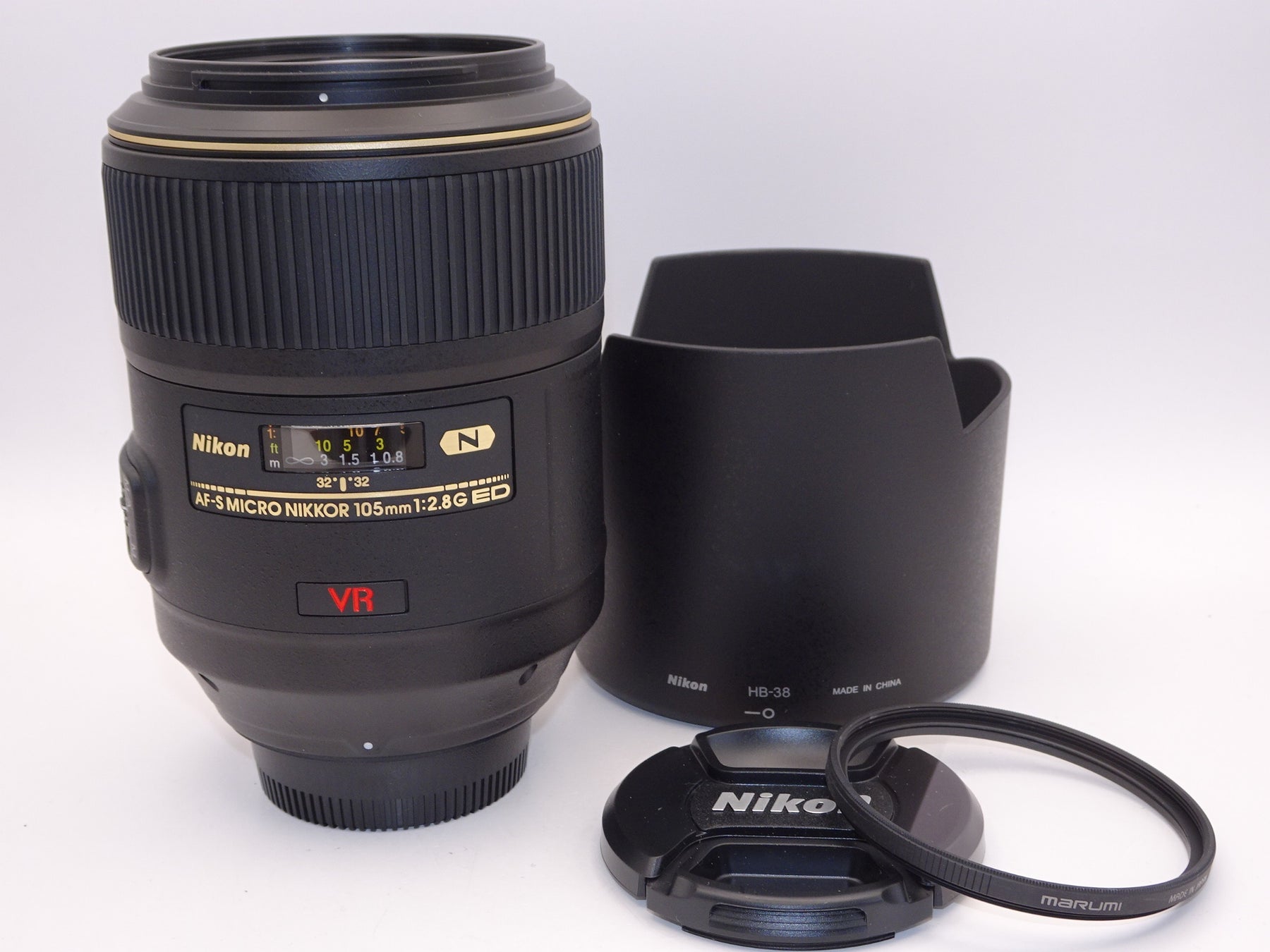 【外観特上級】Nikon 単焦点マイクロレンズ AF-S VR Micro Nikkor 105mm f/2.8 G IF-ED フルサイズ対応