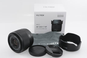 【外観特上級】VILTROX AF 25mm F1.7 XF 富士フィルム Xマウント