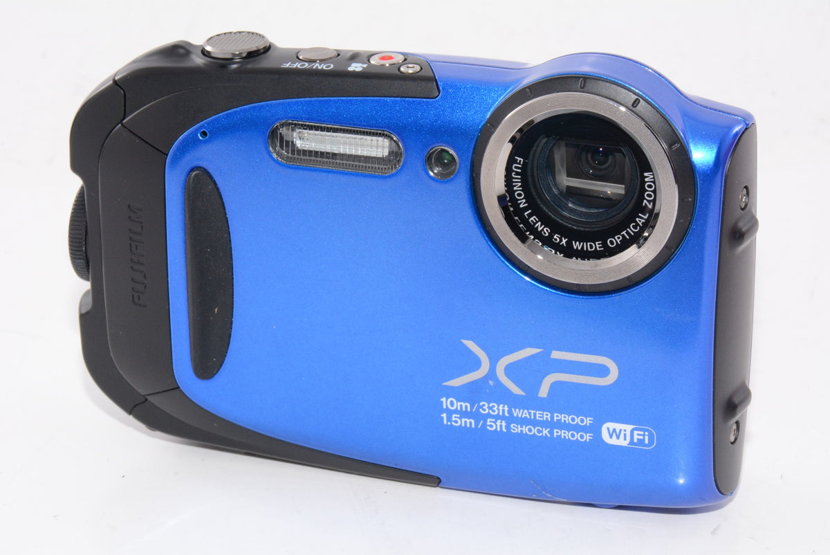 【外観並級】FUJIFILM デジタルカメラ XP70BL ブルー