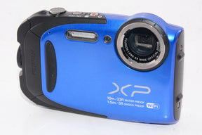 【外観並級】FUJIFILM デジタルカメラ XP70BL ブルー