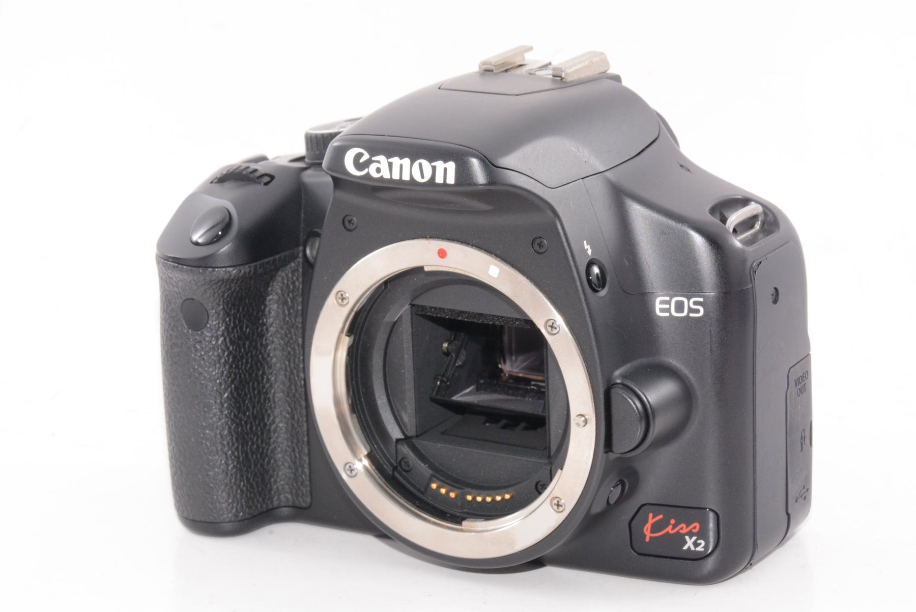 【外観並級】Canon デジタル一眼レフカメラ EOS Kiss X2 レンズキット KISSX2-LKIT