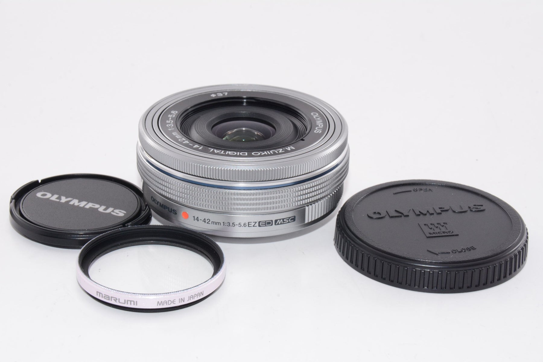 【外観特上級】OLYMPUS M.ZUIKO DIGITAL ED 14-42mm F3.5-5.6 EZ SLV