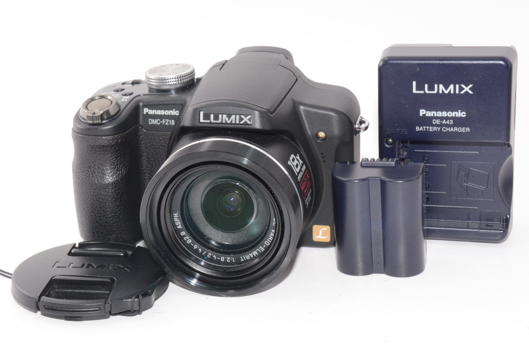 【外観特上級】パナソニック デジタルカメラ LUMIX (ルミックス) ブラック DMC-FZ18-K