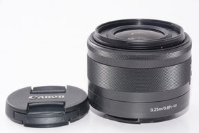 【外観特上級】Canon 標準ズームレンズ EF-M15-45mm F3.5-6.3IS STM(グラファイト) ミラーレス一眼対応 EF-M15-45ISSTM