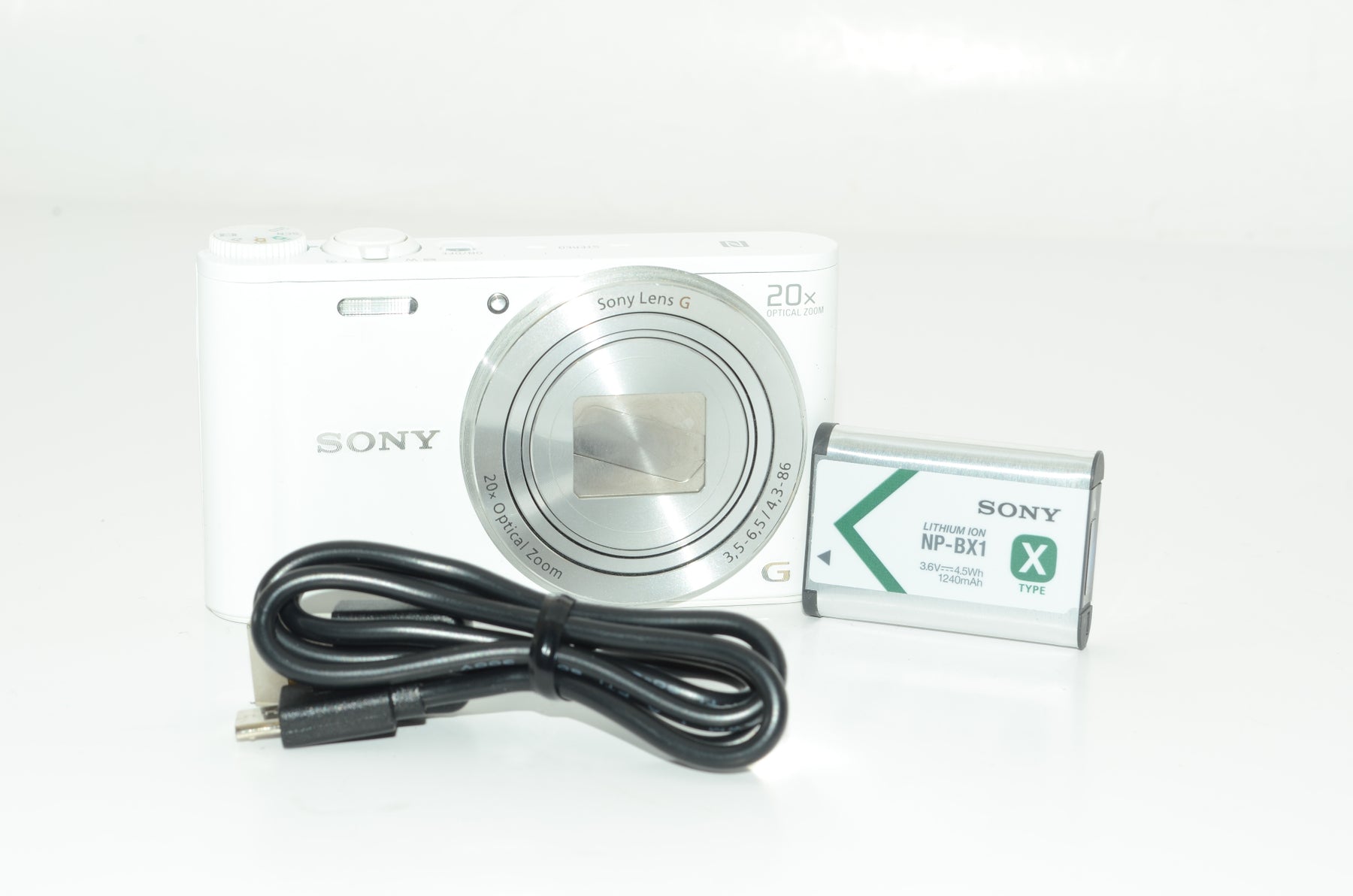 【外観並級】ソニー SONY デジタルカメラ Cyber-shot WX350 光学20倍 ホワイト DSC-WX350-W