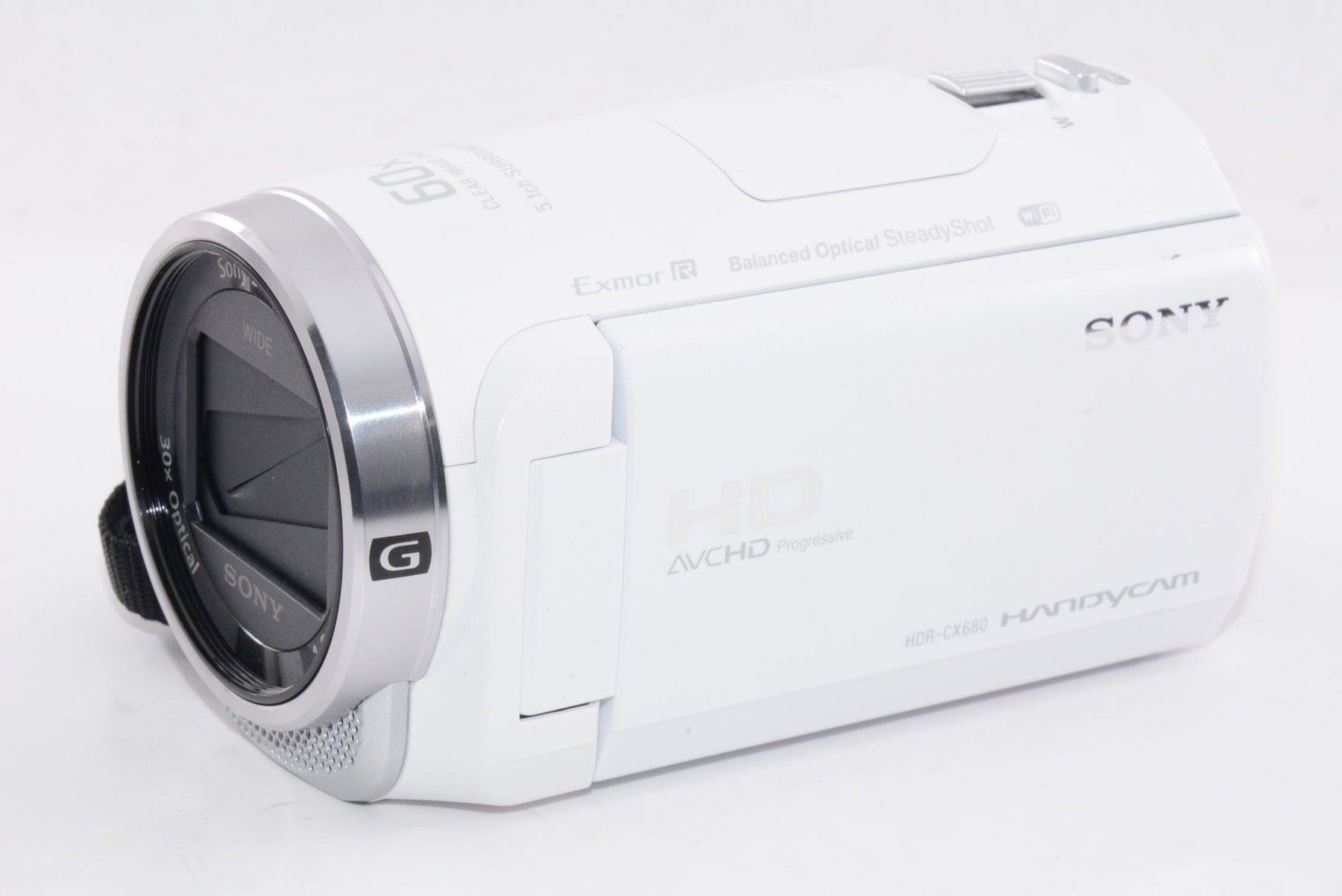 【外観並級】ソニー ビデオカメラ Handycam HDR-CX680 ホワイト