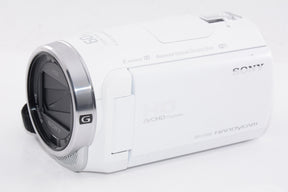【外観並級】ソニー ビデオカメラ Handycam HDR-CX680 ホワイト