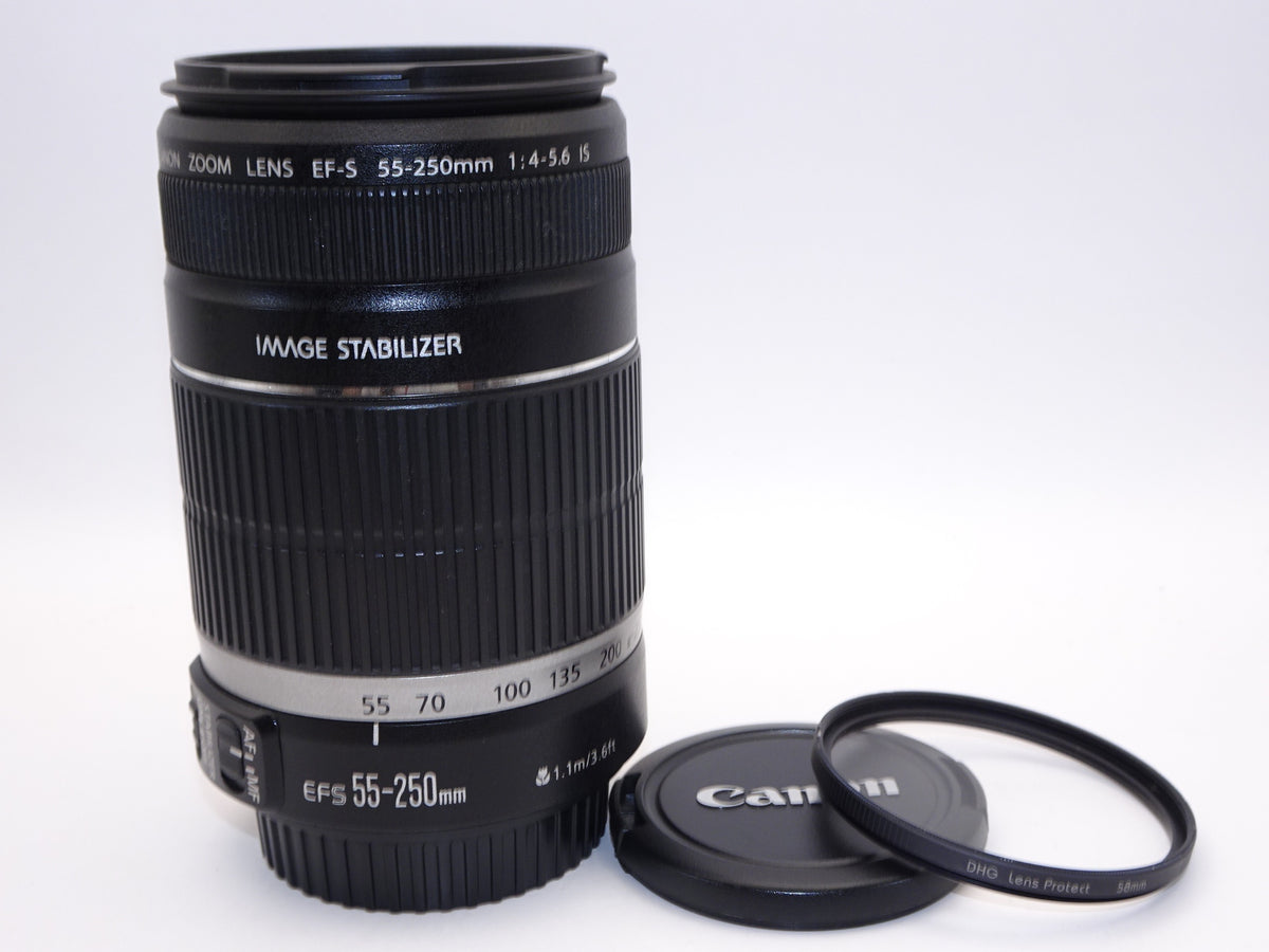 【外観並級】Canon 望遠レンズ EF-S55-250mm F4-5.6 IS