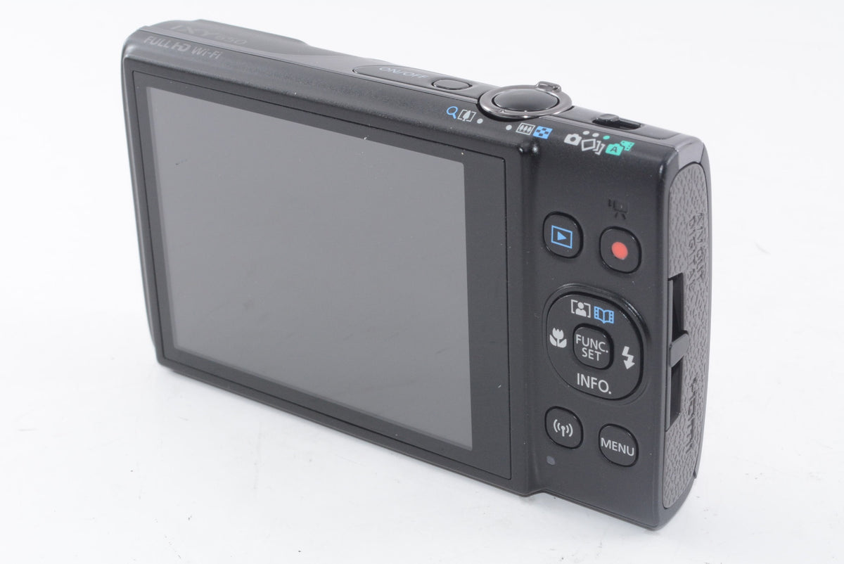 【ほぼ新品】Canon コンパクトデジタルカメラ IXY 650 ブラック 光学12倍ズーム/Wi-Fi対応 IXY650BK