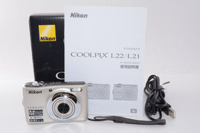 【外観特上級】Nikon デジタルカメラ COOLPIX (クールピクス) L21 シルバー