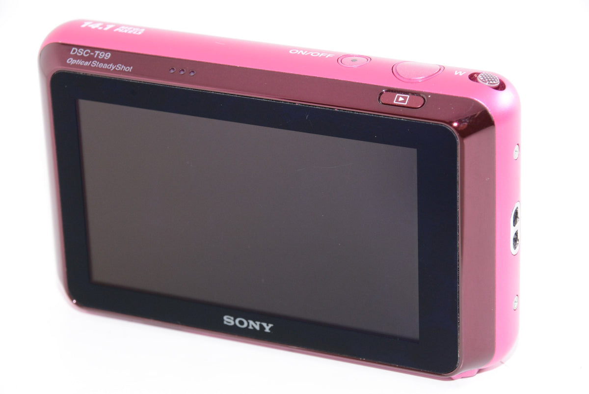 【外観特上級】ソニー SONY デジタルカメラ Cybershot T99 (1410万画素CCD/光学x4/デジタルx8) ピンク DSC-T99/P