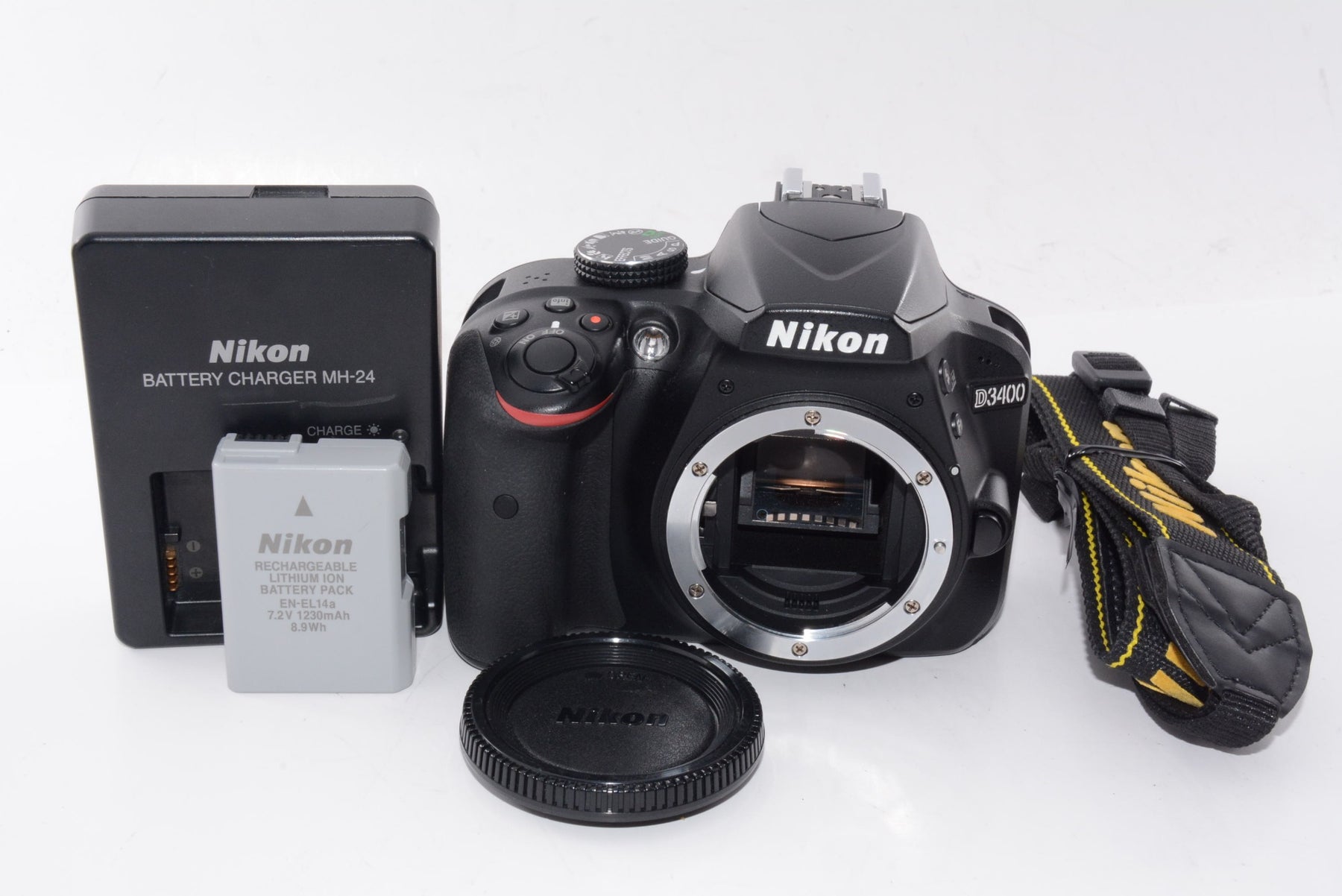 【外観特上級】Nikon デジタル一眼レフカメラ D3400 ボディー ブラック D3400BK