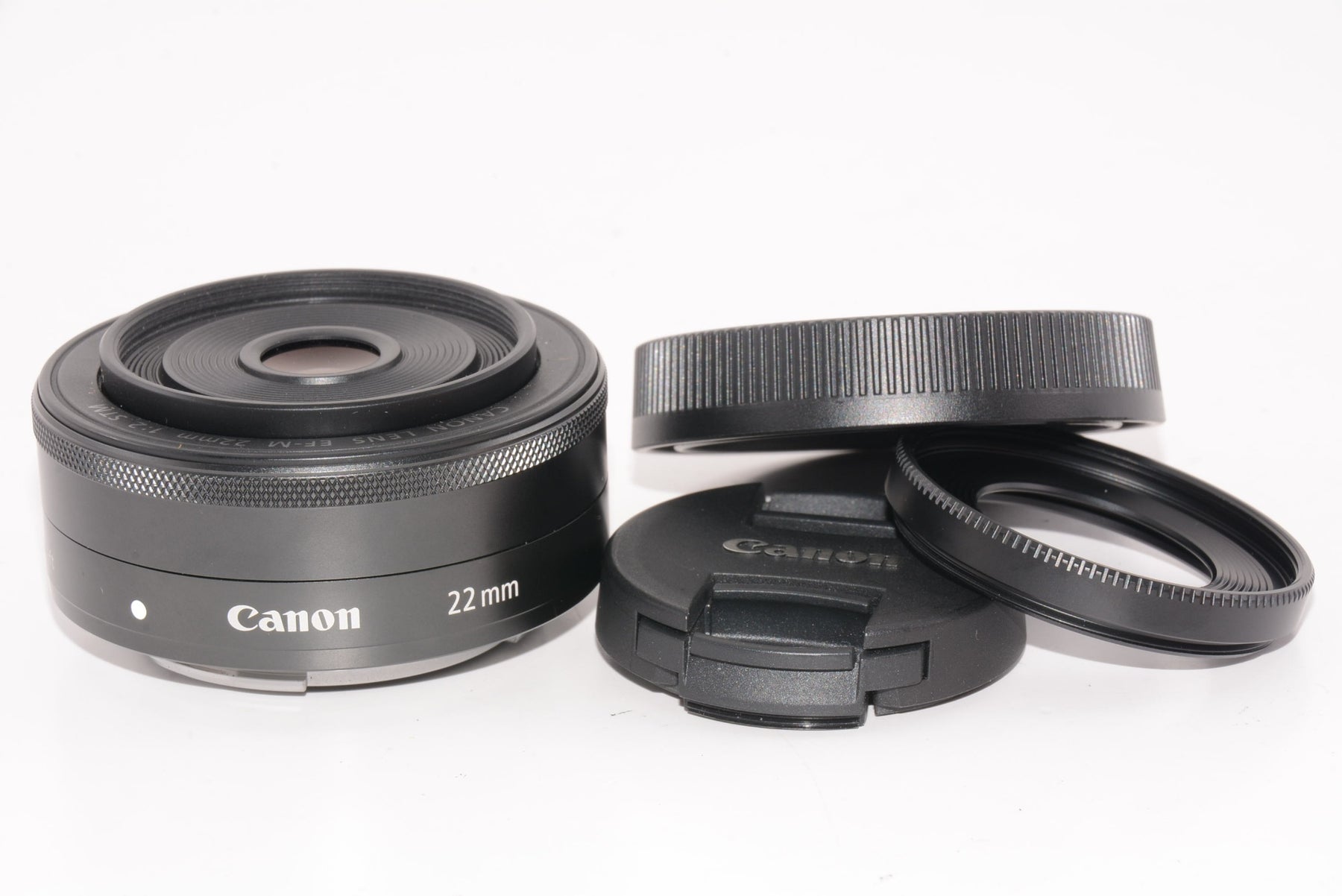 【外観特上級】Canon EF-M22mm F2 STM ミラーレス一眼対応