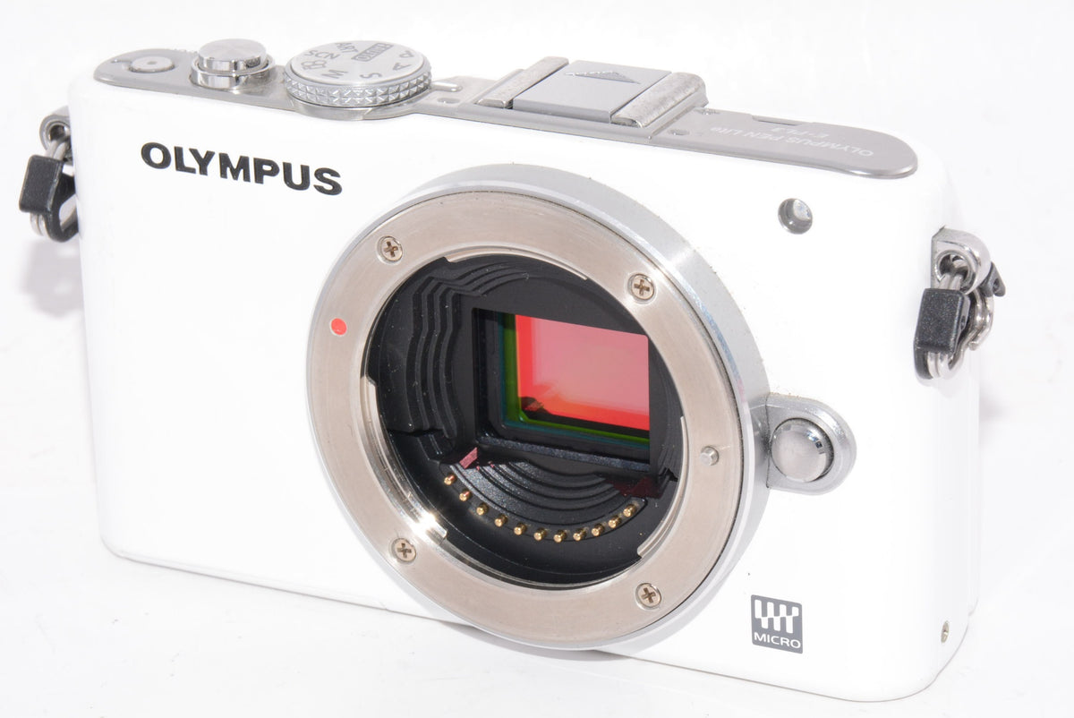 【外観並級】OLYMPUS ミラーレス一眼 PEN Lite E-PL3 ダブルズームキット シルバー E-PL3 DZKIT SLV
