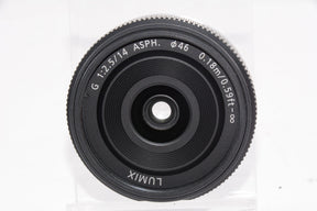 【外観特上級】パナソニック マイクロフォーサーズ用 ルミックス G 14mm/F2.5 ASPH.