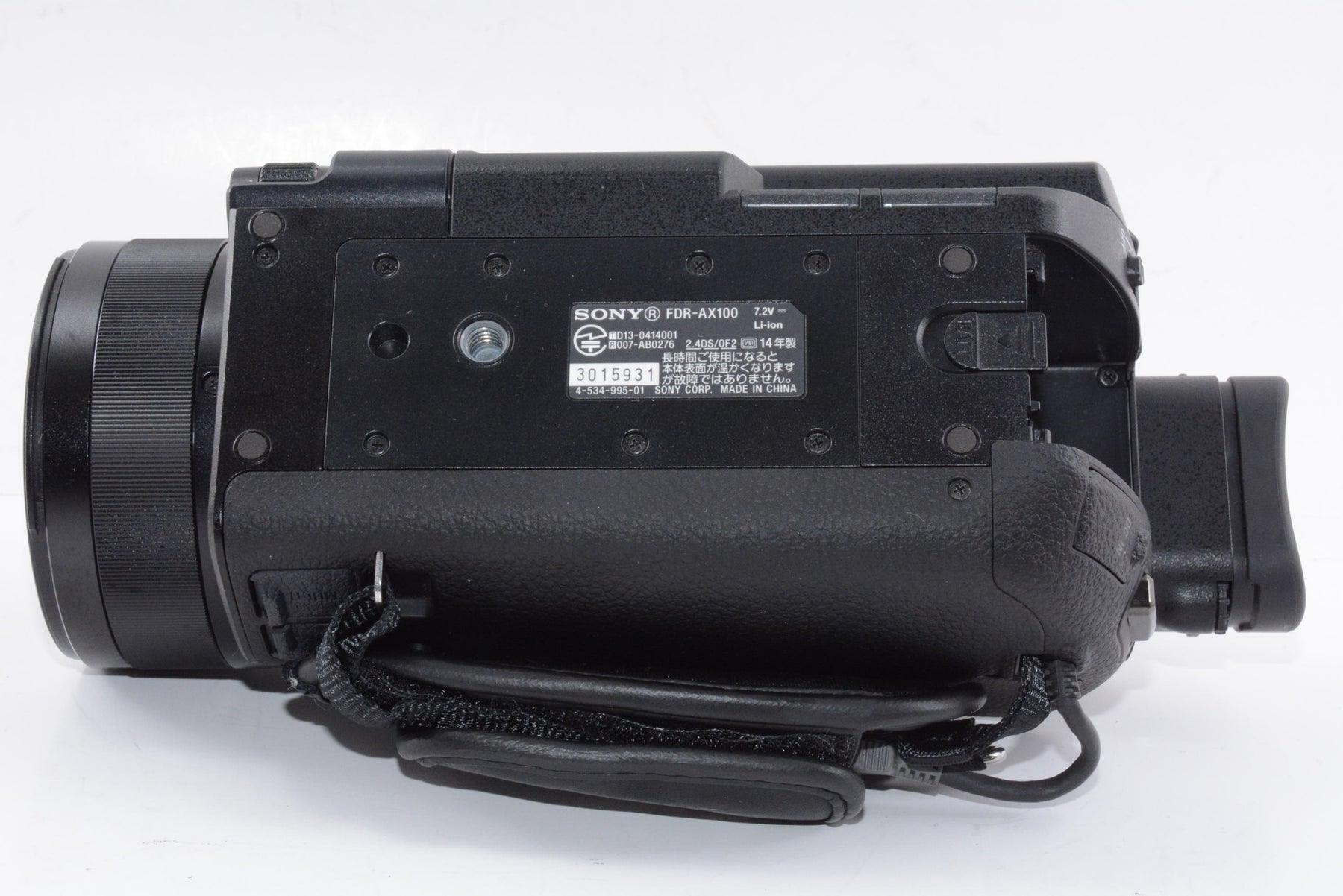【外観特上級】ソニー SONY ビデオカメラ FDR-AX100 4K 光学12倍 ブラック Handycam FDR-AX100 BC