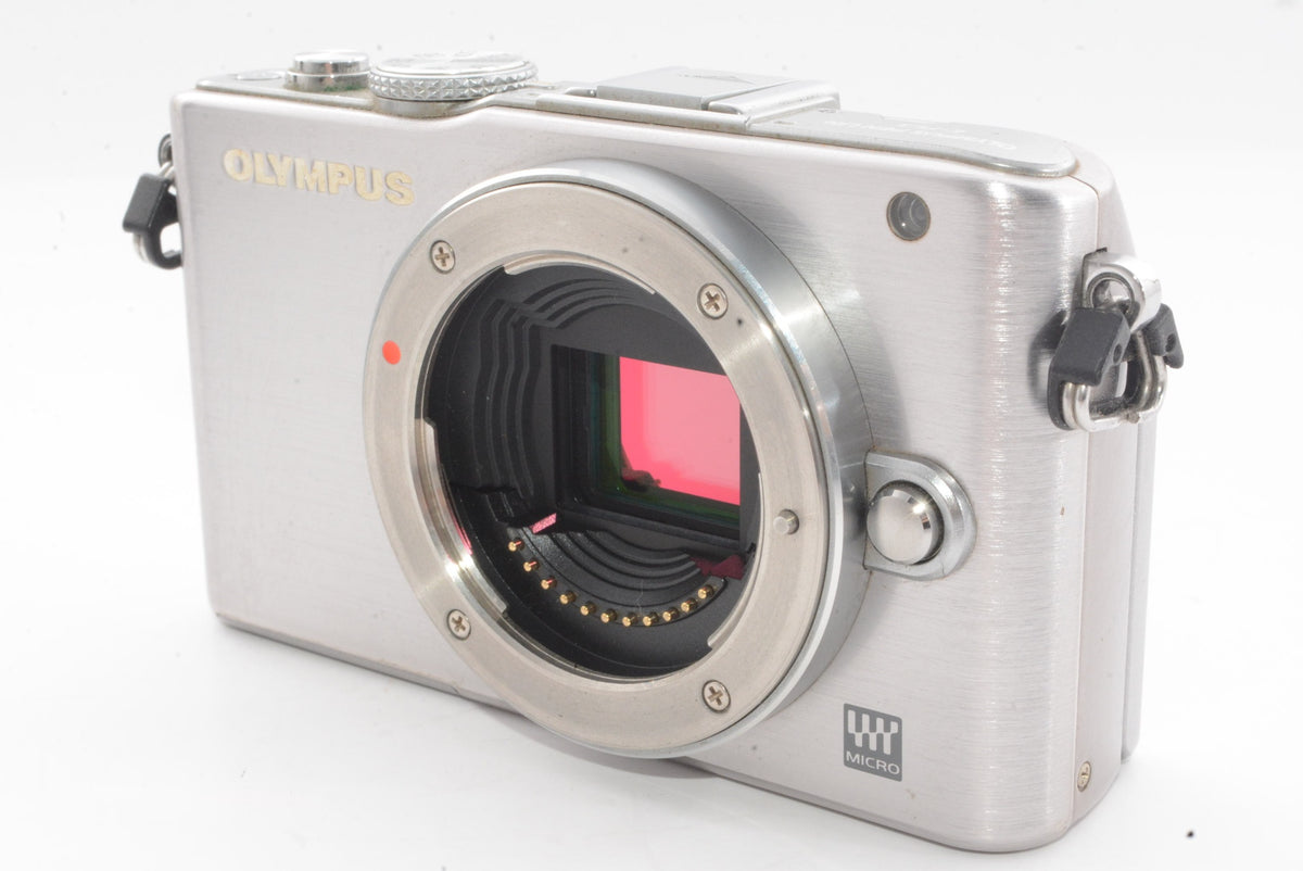 【外観並級】OLYMPUS ミラーレス一眼 PEN Lite E-PL3 ボディ シルバー
