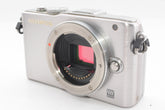 【外観並級】OLYMPUS ミラーレス一眼 PEN Lite E-PL3 ボディ シルバー