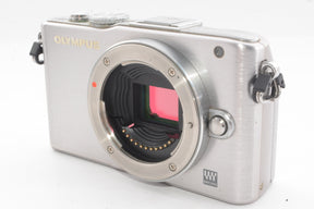 【外観並級】OLYMPUS ミラーレス一眼 PEN Lite E-PL3 ボディ シルバー